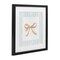 Stupell Industries Chic Bow with Striped Border Framed Print Under Glass, design by PATRICIA PINTO